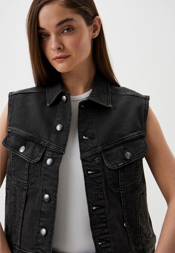 Lee Жилет джинсовый - фото 4