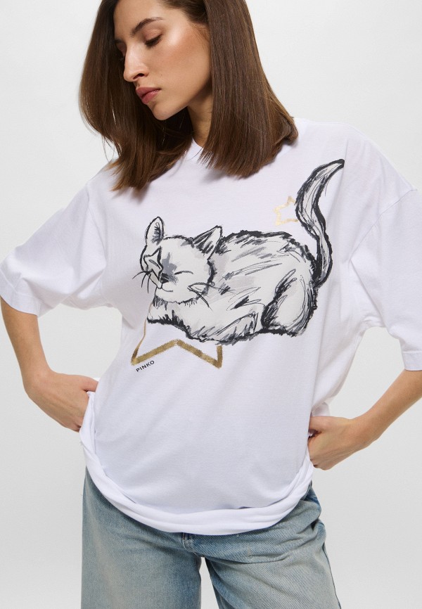 Pinko Футболка - Exclusive for Lamoda - фото 4