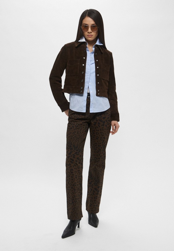 Mango Куртка кожаная - CHAQUETA SIMBA - фото 2