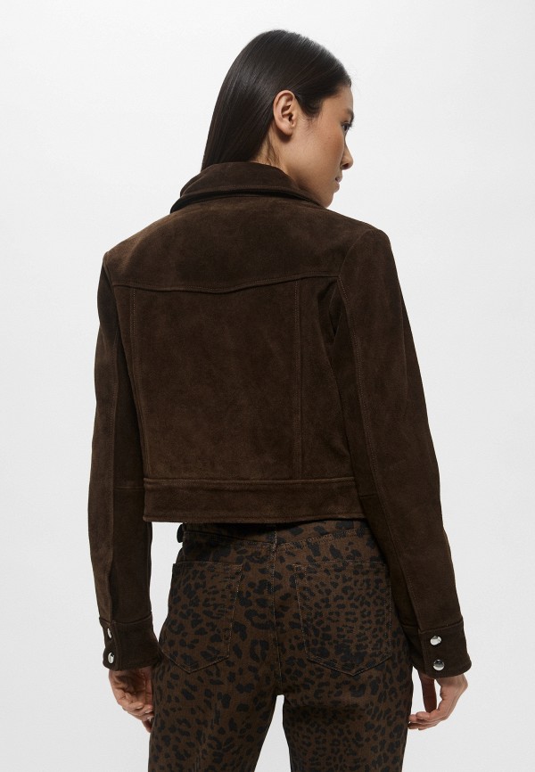 Mango Куртка кожаная - CHAQUETA SIMBA - фото 3