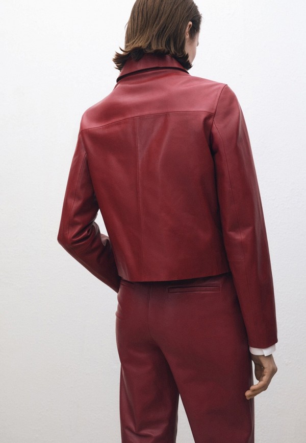 Mango Куртка кожаная - Lamoda Online Exclusive - фото 3