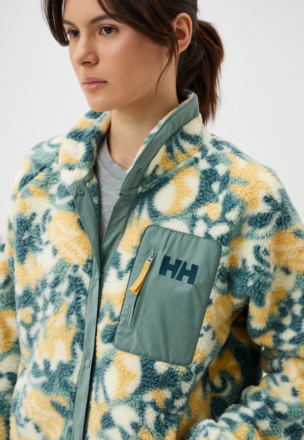 Helly Hansen Олимпийка - W IMPERIAL PRINTED PILE SNAP - фото 4