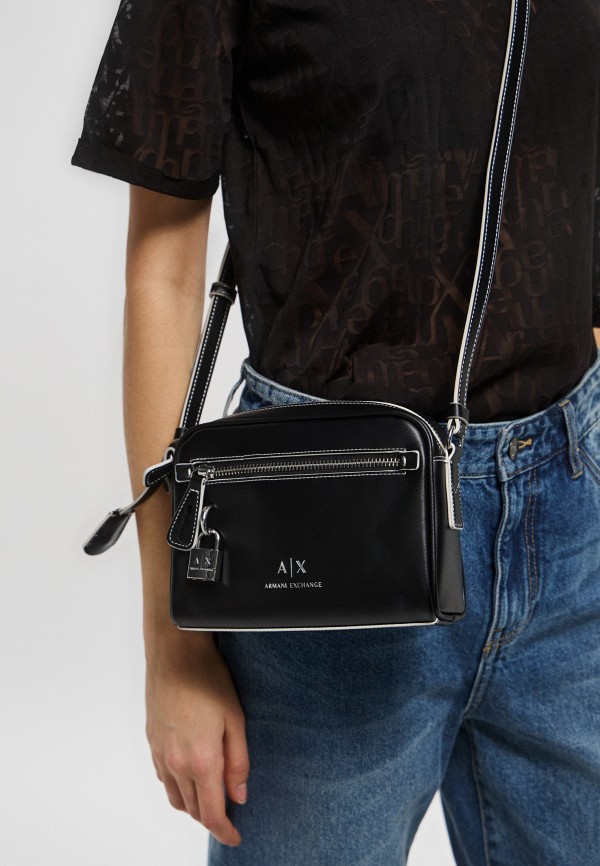 Armani Exchange Сумка и брелок - фото 6