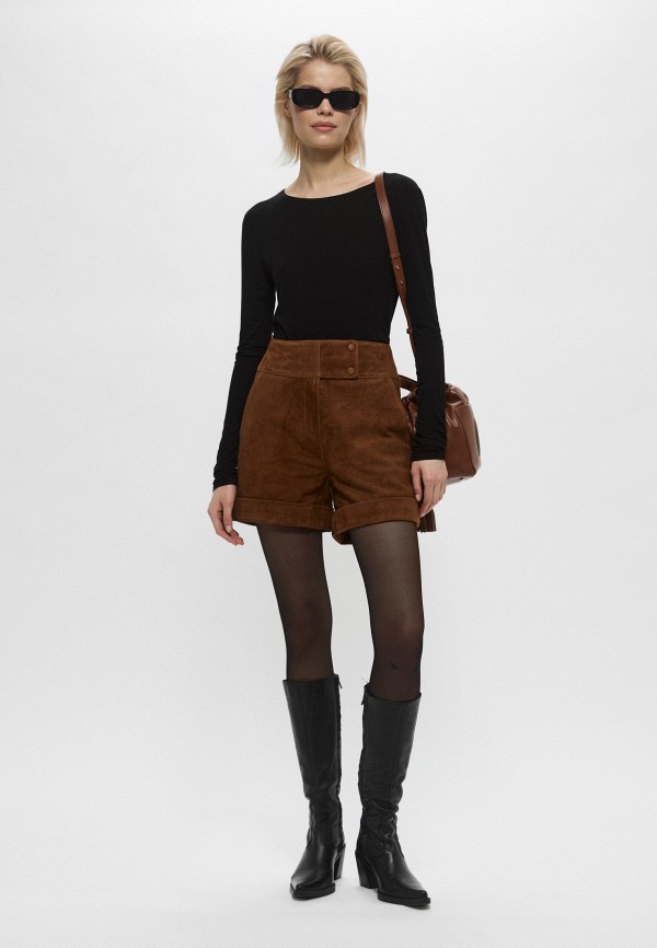 Trussardi Шорты кожаные - фото 2