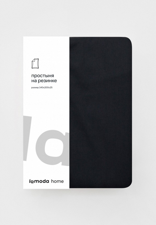 Lamoda Home Простыня 1,5-спальная - 140х200х25 см - фото 4