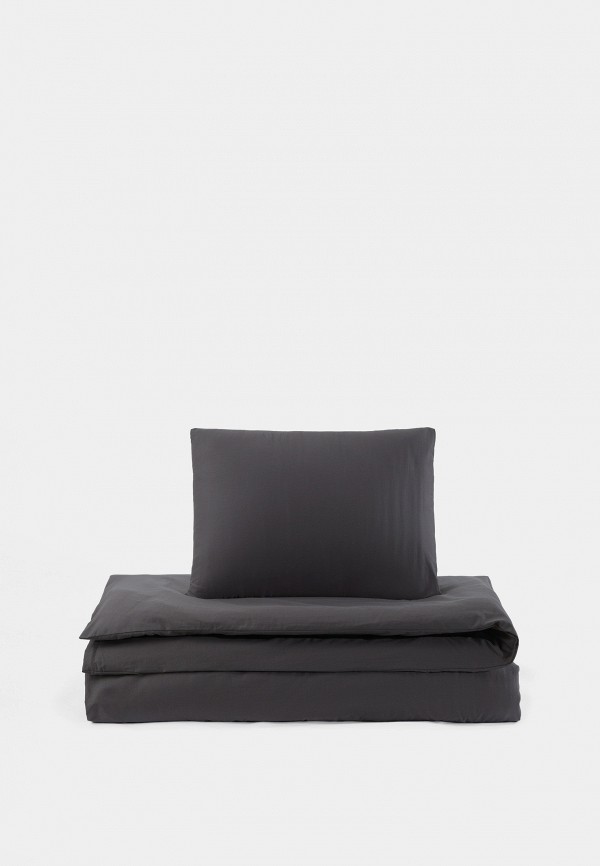 Lamoda Home Постельное белье 1,5-спальное - Сатин, без простыни - фото 1