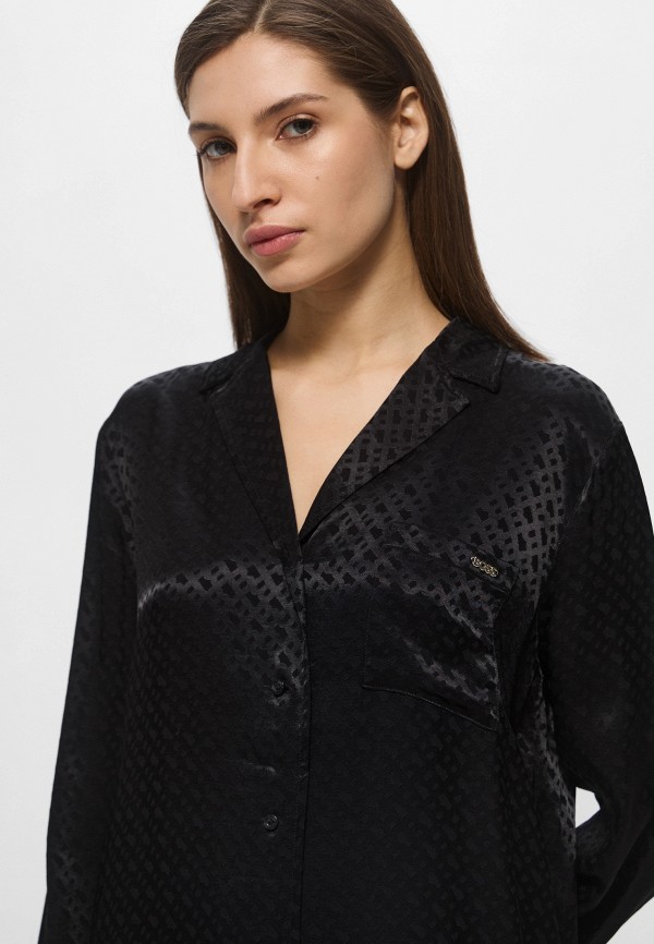 Boss Рубашка домашняя - Monogram_Sleep Shirt - фото 4
