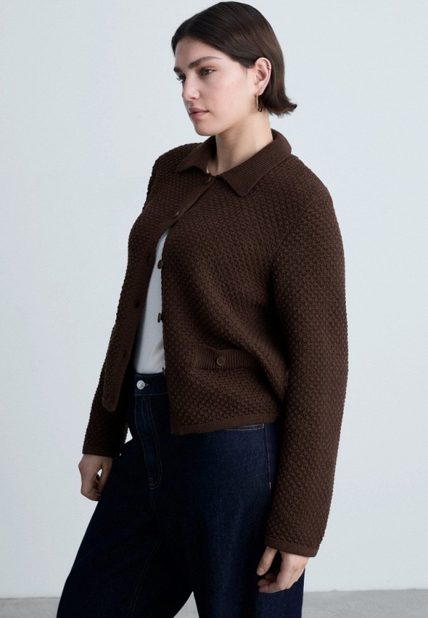 Mango Кардиган - CHOCO - фото 5