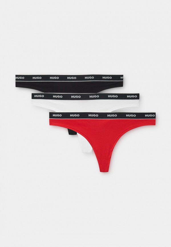 Hugo Трусы 3 шт. - TRIPLET THONG STRIPE - фото 1