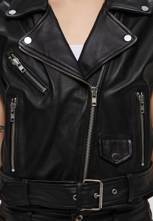 Serge Pariente Жилет кожаный - фото 5