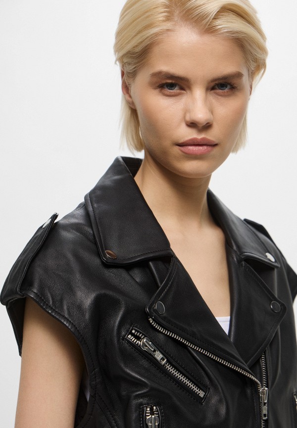 Serge Pariente Жилет кожаный - фото 6