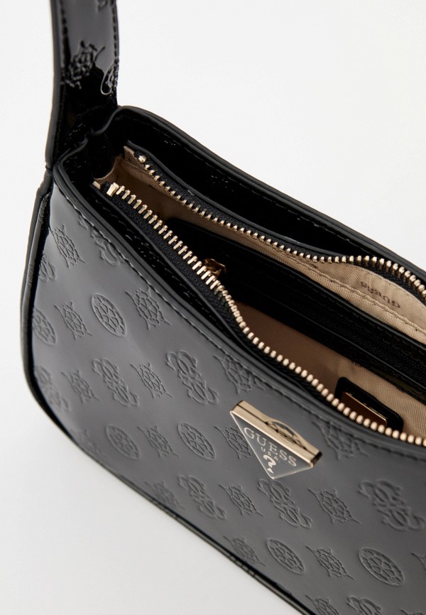 GUESS Noelle Bolsa De Hombro Con Cierre Superior, Logotipo Latte, Talla Unica : GUESS