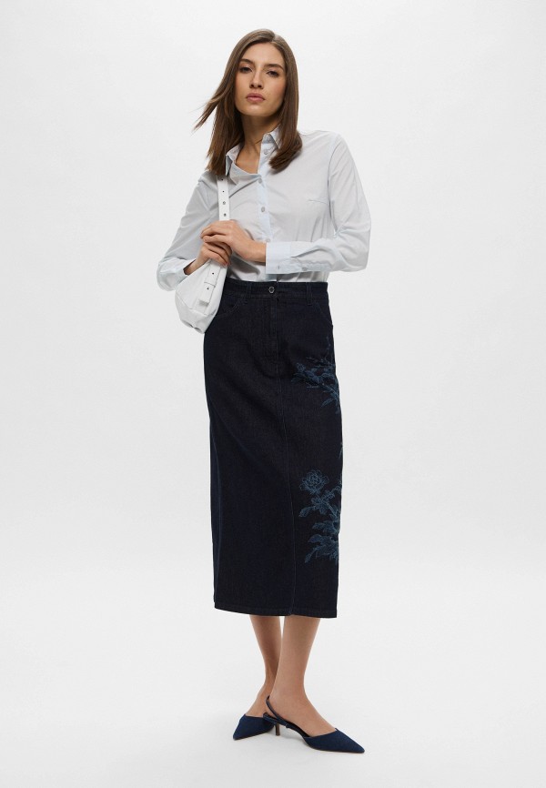 Alberta Ferretti Юбка джинсовая - фото 2