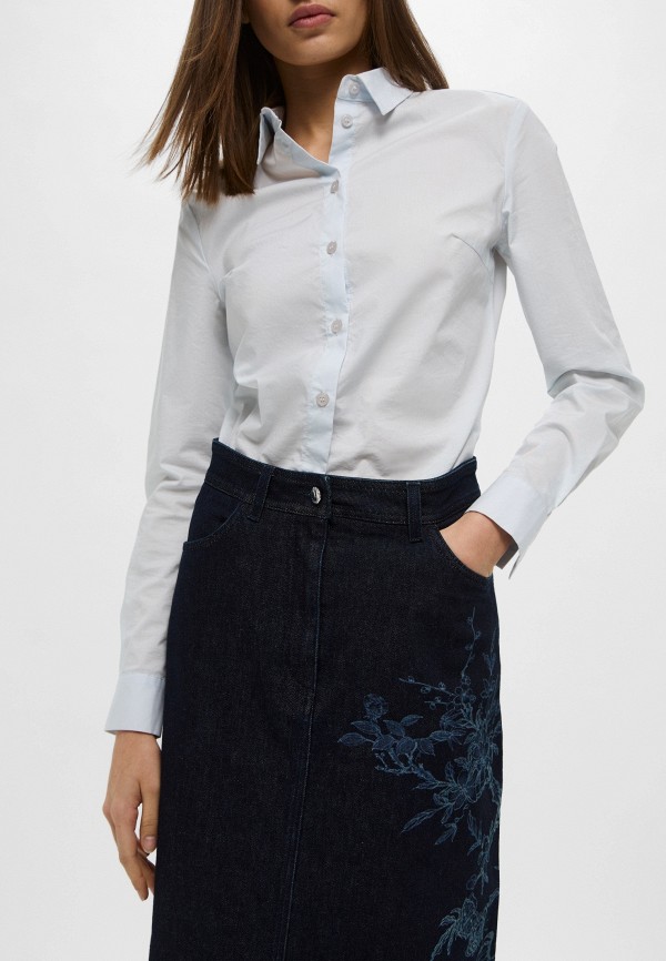 Alberta Ferretti Юбка джинсовая - фото 5