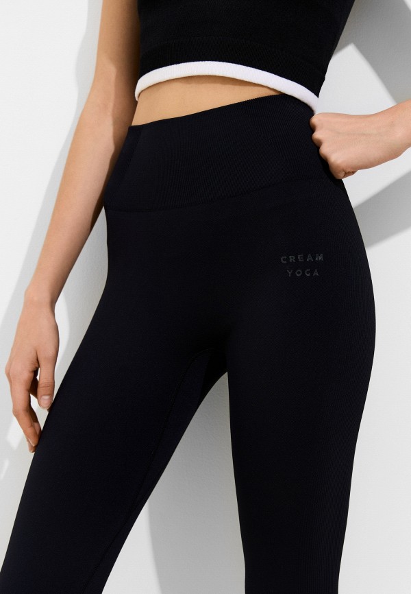 Cream Yoga Леггинсы - Elly Seamless Legging Black - фото 4