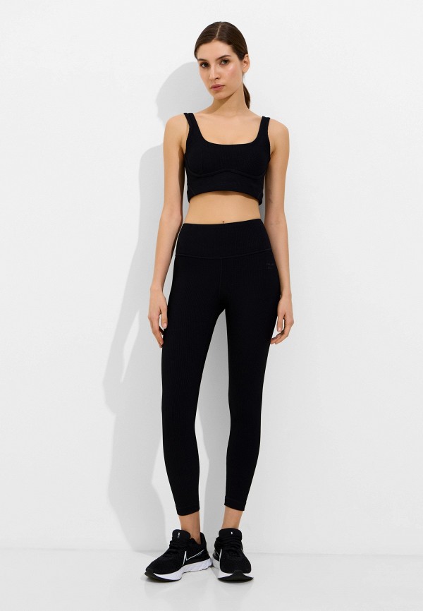 Cream Yoga Леггинсы - Nancy Ribbed Legging Black - фото 2