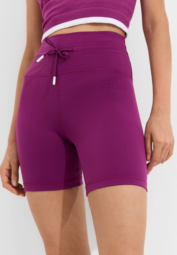 Cream Yoga Шорты спортивные - May Biker Shorts 5" Rose Violet - фото 4