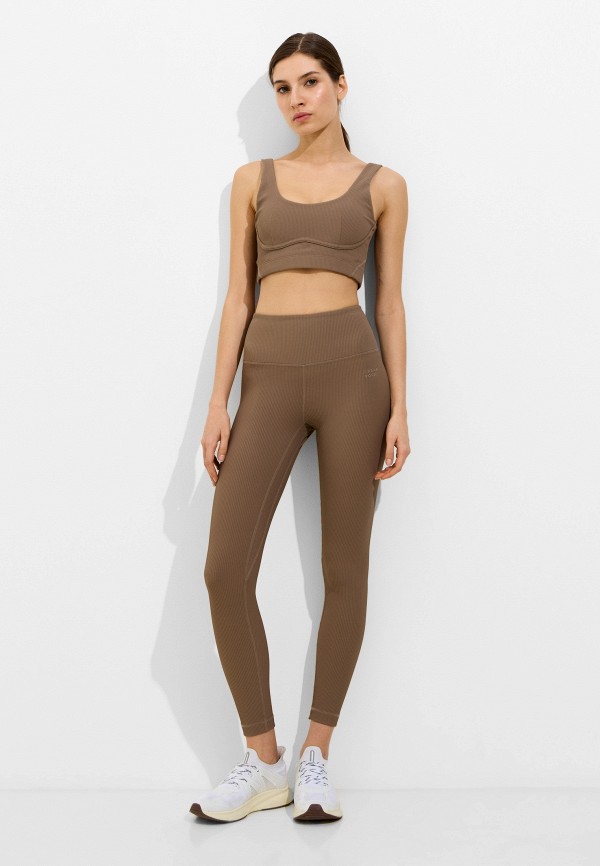 Cream Yoga Топ спортивный - Venesa Bustier Bra Top Oyster - фото 2