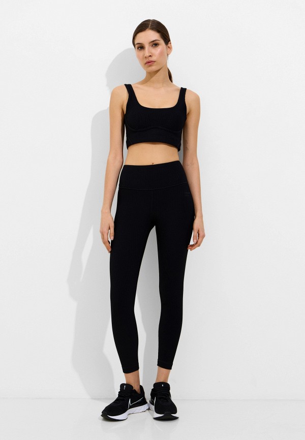 Cream Yoga Топ спортивный - Venesa Bustier Bra Top Black - фото 2