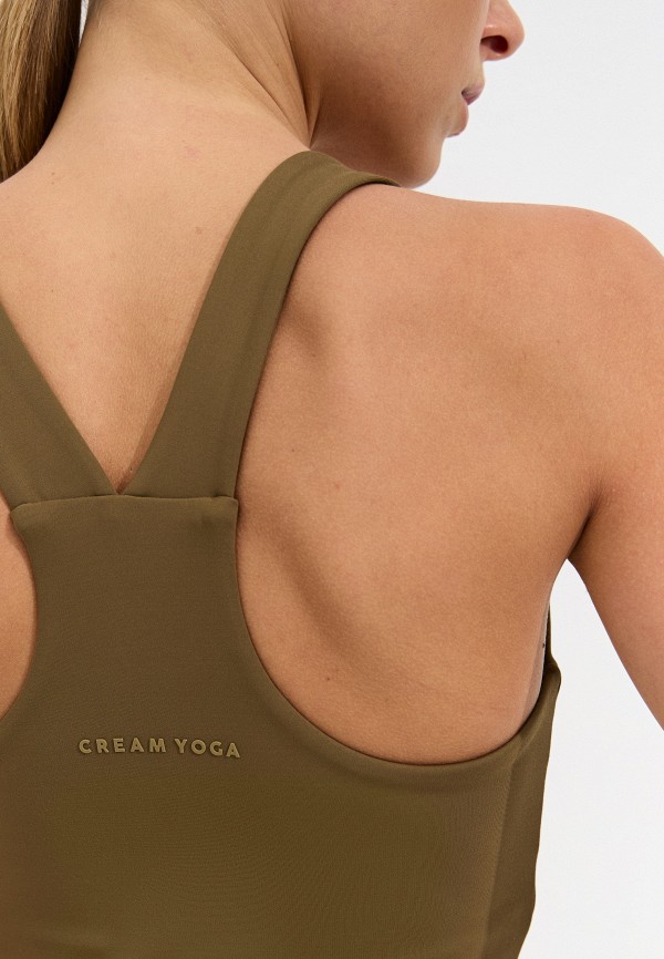 Cream Yoga Топ спортивный - Carrie Bra Top Army Green - фото 5