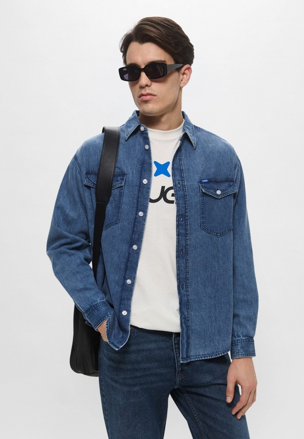 Hugo Рубашка джинсовая - Ebino - фото 4