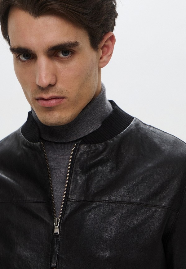 Blouson Куртка кожаная - фото 4