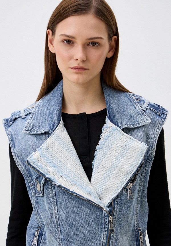 Fracomina Жилет джинсовый - фото 4