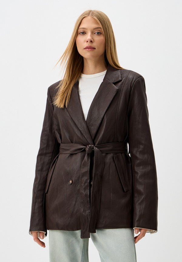 TrendyAngel Куртка кожаная утепленная - фото 1