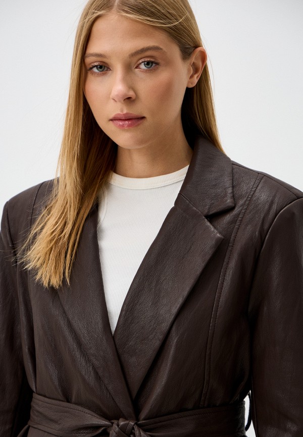 TrendyAngel Куртка кожаная утепленная - фото 4