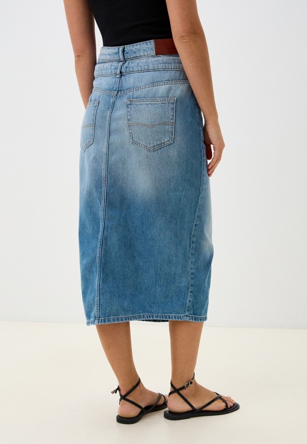 Pepe Jeans Юбка джинсовая - MIDI SKIRT HW DOUBLE - фото 3