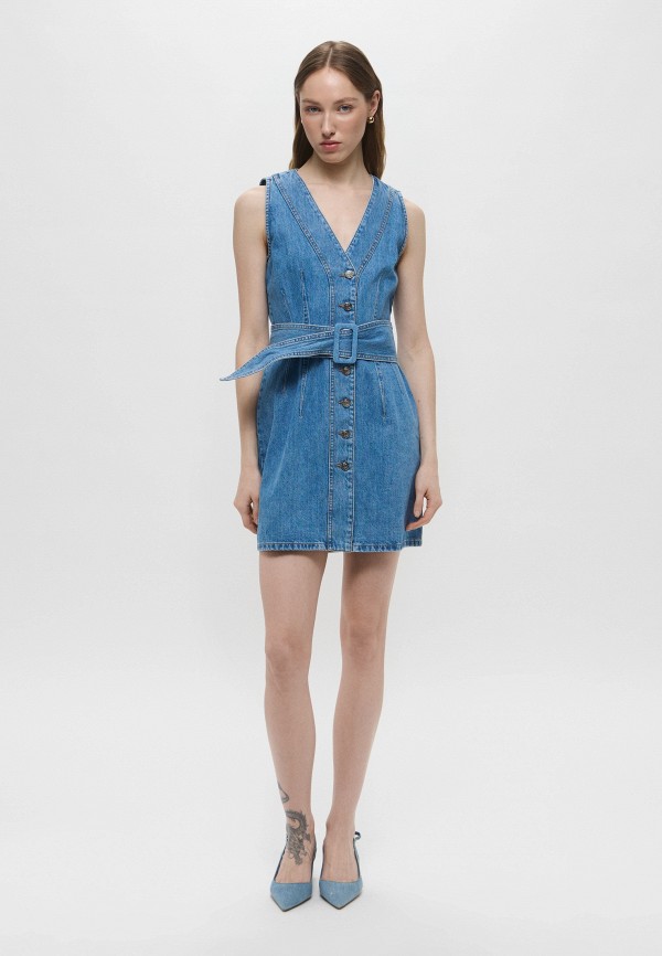 Marella Платье джинсовое - AVOCADO - фото 2