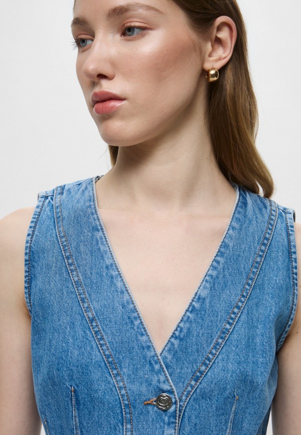 Marella Платье джинсовое - AVOCADO - фото 4