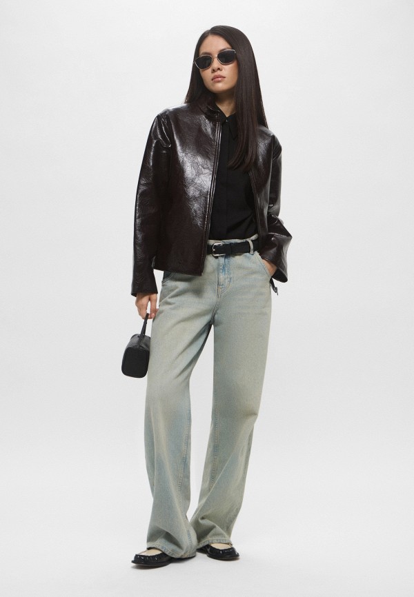 Mango Куртка кожаная - MELA - фото 2