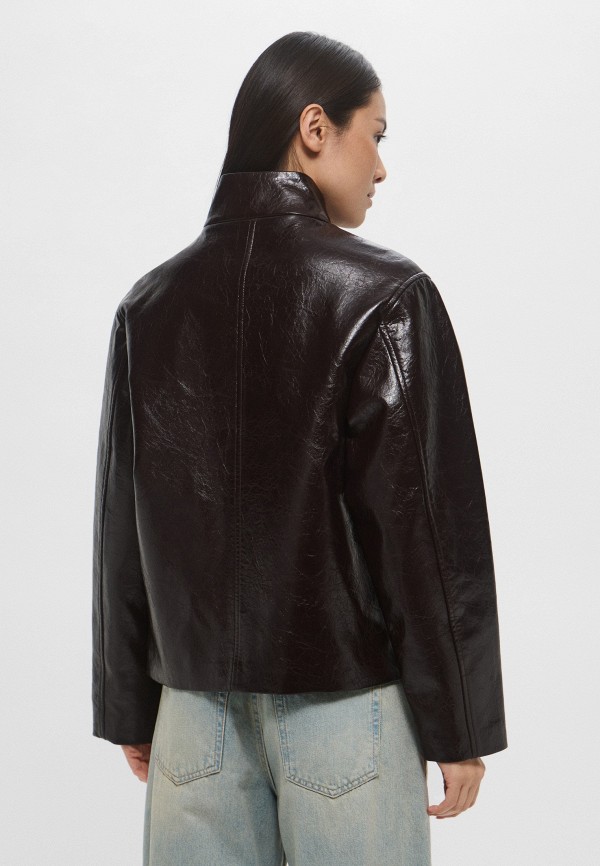 Mango Куртка кожаная - MELA - фото 3