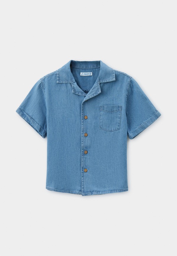 Mayoral Рубашка джинсовая - фото 1