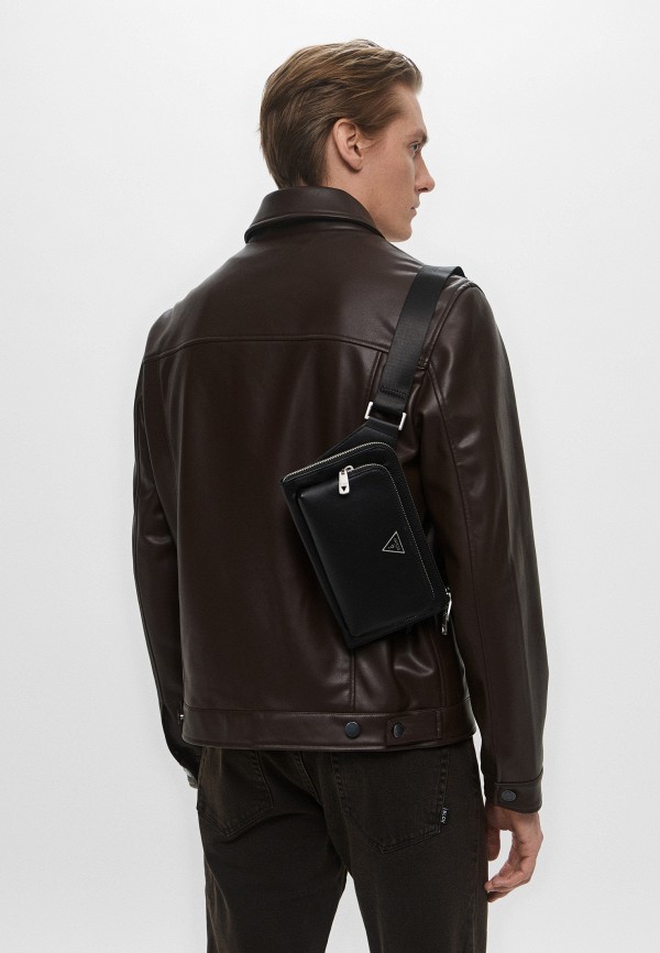 Guess Сумка поясная - MILANO FLAT BUMBAG W FRT PKT - фото 5