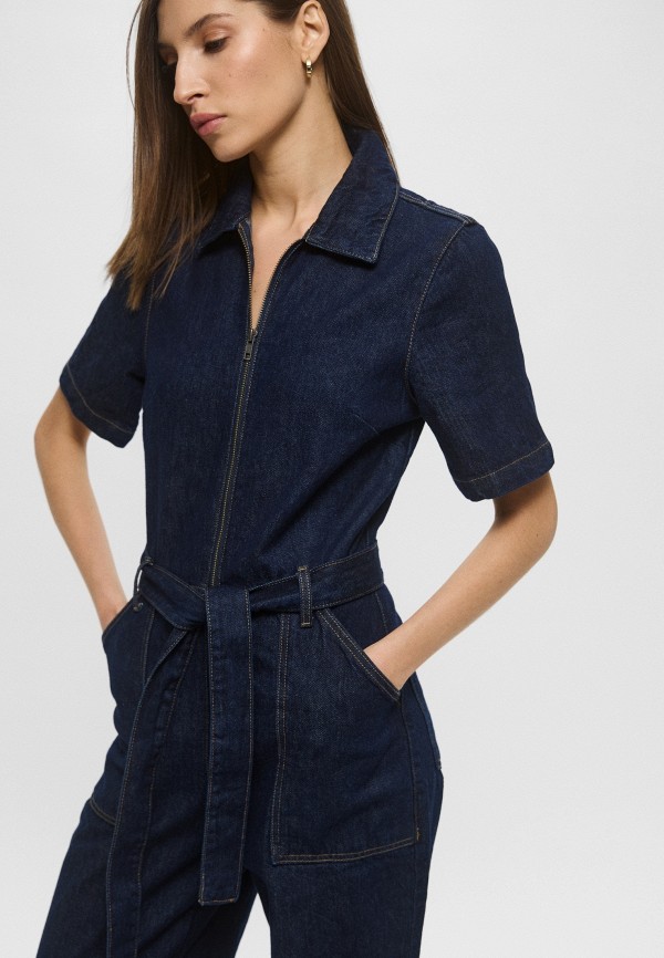 Mango Комбинезон джинсовый - Lamoda Online Exclusive - фото 4