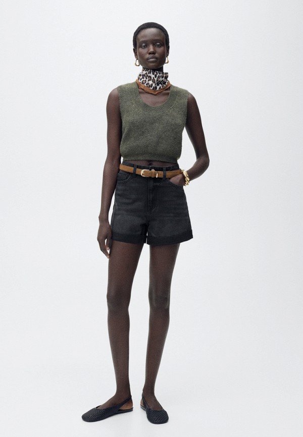 Mango Шорты джинсовые - MOM80 - фото 2