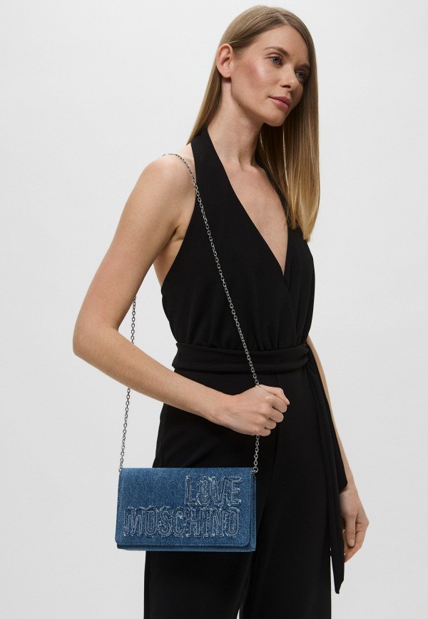 Love Moschino Сумка джинсовая - фото 5
