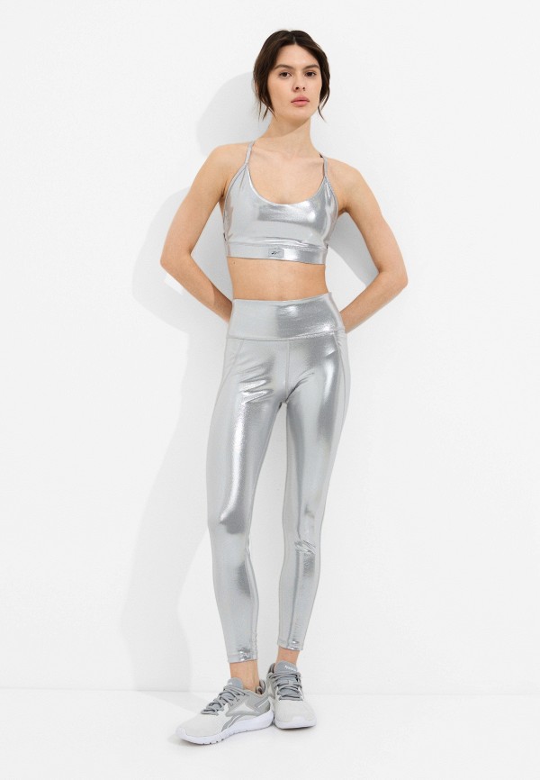 Reebok Топ спортивный - LUX CHROME STRAPPY BRA - фото 2