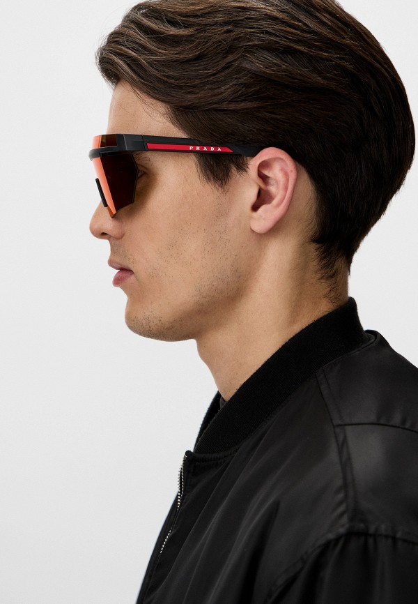 Prada Linea Rossa Очки солнцезащитные - PS 01YS 1BO02U - фото 6