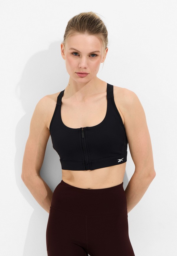 Reebok Топ спортивный - LUX FRONT-ZIP HIGH IMPACT BRA - фото 1