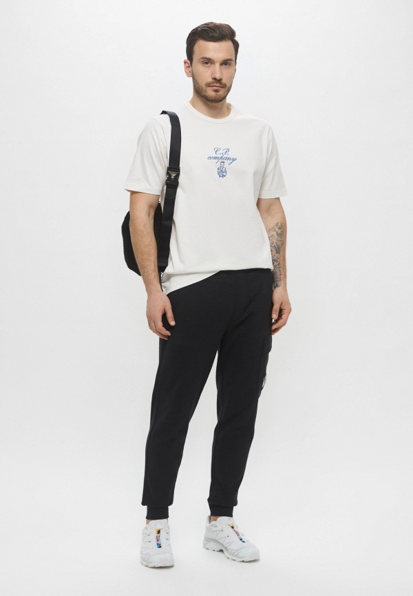 C.P. Company Футболка - 30/2 MERCERIZED JERSEY TWISTED EMBROIDERY T-SHIRT - фото 2