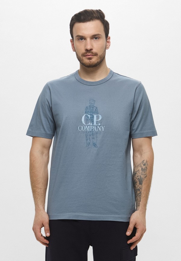 C.P. Company Футболка - 30/2 MERCERIZED JERSEY TWISTED BRITISH SAILOR T-SHIRT - фото 1