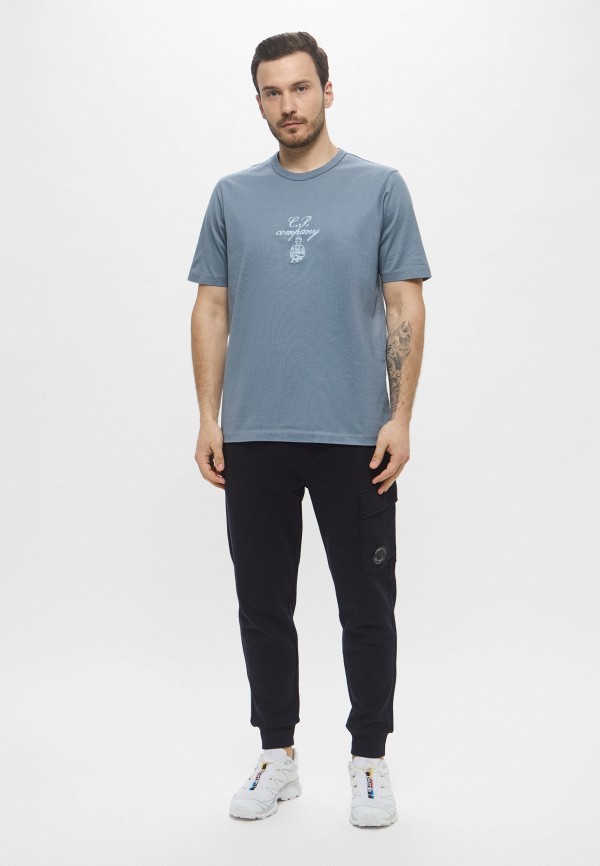 C.P. Company Футболка - 30/2 MERCERIZED JERSEY TWISTED EMBROIDERY T-SHIRT - фото 2