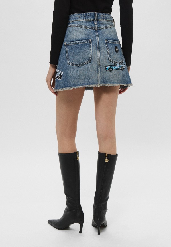 Philipp Plein Юбка джинсовая - фото 3