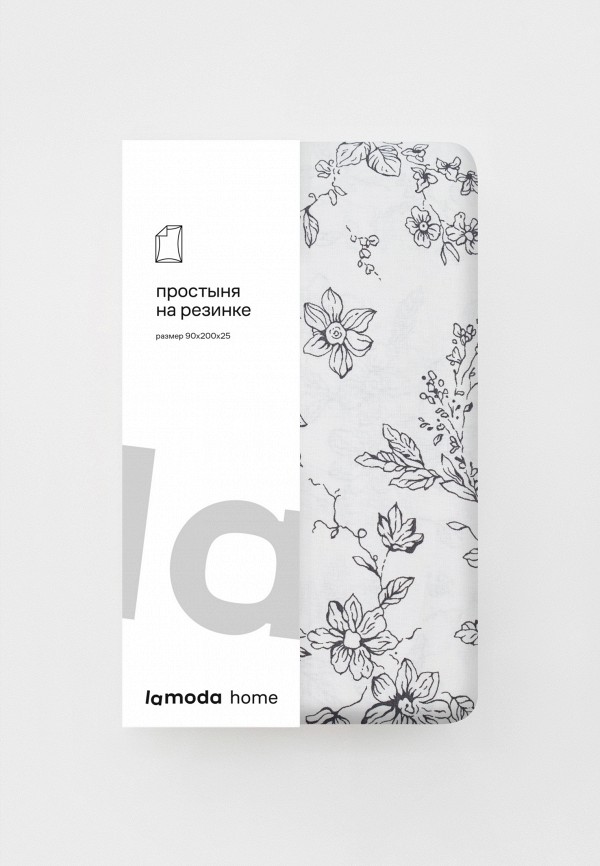 Lamoda Home Простыня 1,5-спальная - 90х200х25 см - фото 4