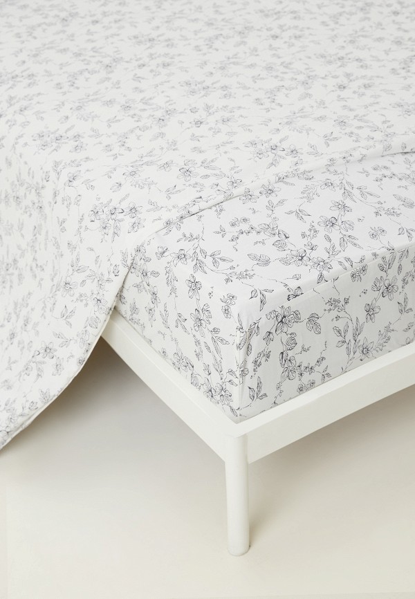 Lamoda Home Простыня 1,5-спальная - 90х200х25 см - фото 2