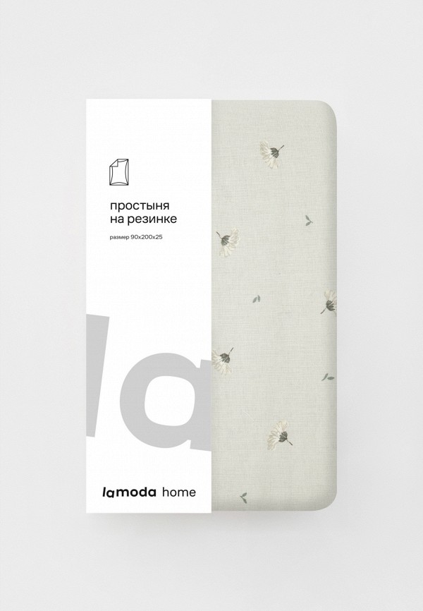 Lamoda Home Простыня 1,5-спальная - 90х200х25 см - фото 4