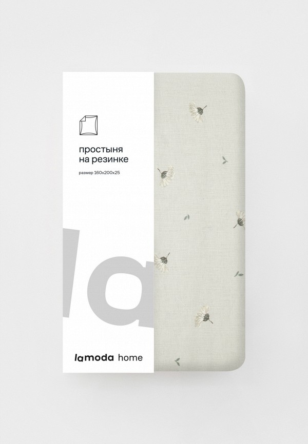Lamoda Home Простыня 2-спальная - 160х200х25 см - фото 5